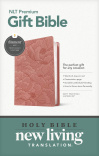 NLT Premium Gift Bible, Filament Enabled soft leather look, Dusty Pink Pedals